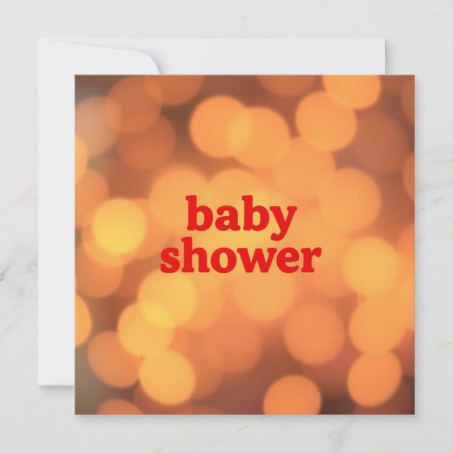 Baby Shower – Liten Mirakel Firande Inbjudningar (Framsida)