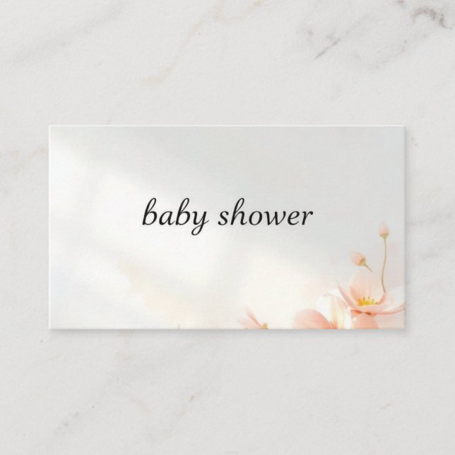 Baby Shower – Liten Mirakel Firande Tilläggskort (Framsida)