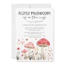 Baby Shower Little Mushroom Wildblomma Baby Shower