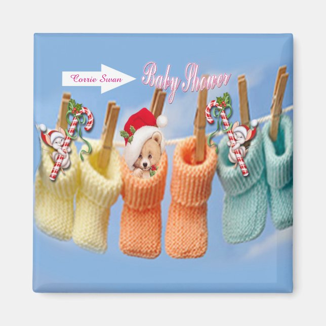 Baby Shower Magnet (Framsidan)