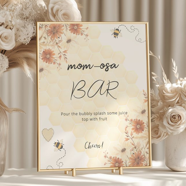 Baby Shower Mamma-osa Pub för Baby Boho Boho Wildb Poster (Skapare uppladdad)