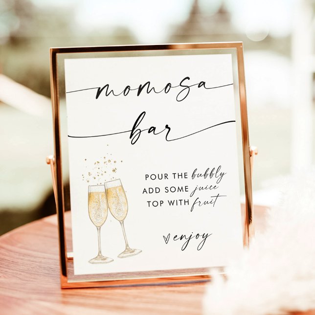 Baby Shower Mimosa Pub Sign, Momosa Pub Sign Poster (Skapare uppladdad)