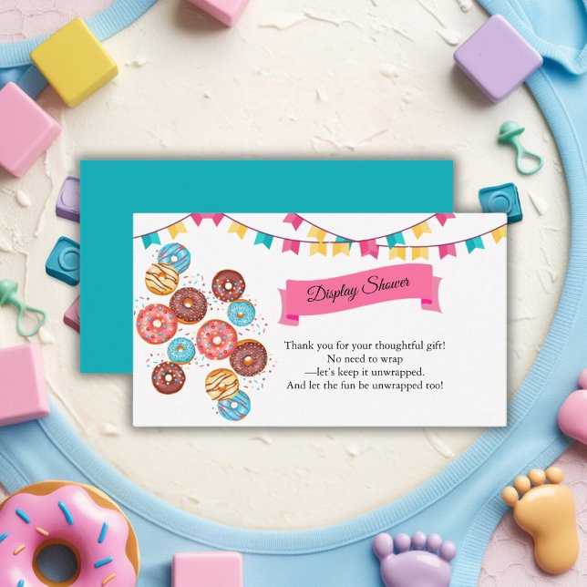 Baby Shower Modern Donut Baby Sprinkles från Sprin Tilläggskort (Skapare uppladdad)