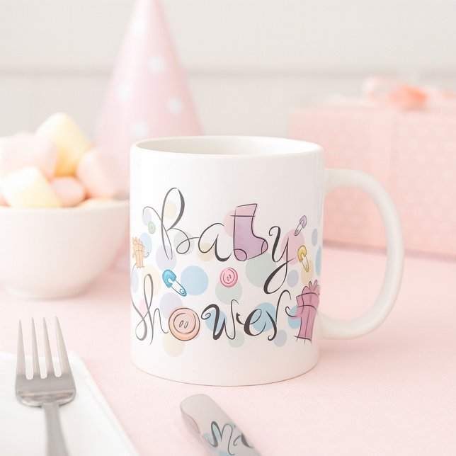 Baby Shower-mugg Kaffemugg (Skapare uppladdad)