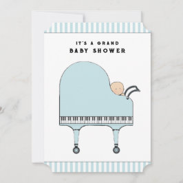 Baby Shower Musik Tematiska Inbjudningar