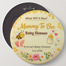 Baby Shower Nål | Mamma Att Bee | Vad Kommer Det A