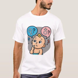 Baby shower namnundersökningskort t shirt