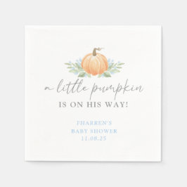 Baby Shower Napkin | Lite Pumpkin Pappersservett
