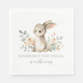 Baby Shower Napkins Bunny Theme Baby Shower  Pappersservett