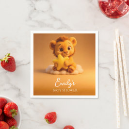 Baby Shower Napkins – Little Lion & Star Pappersservett