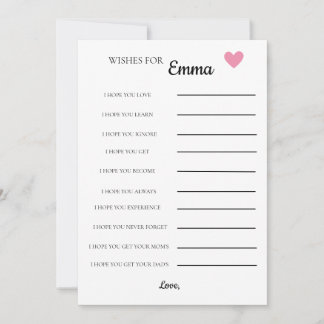 Baby Shower - Önskemål