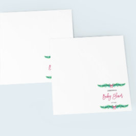 Baby Shower på julvinter Pappersservett