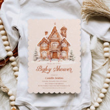 Baby Shower på julvinter Wonderland Baby Shower