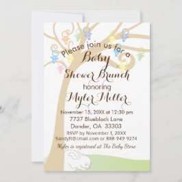 Baby Shower Paci bunny Inbjudningar