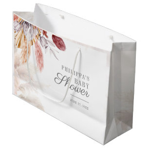 Baby Shower Pampas Grass Tan Terracotta