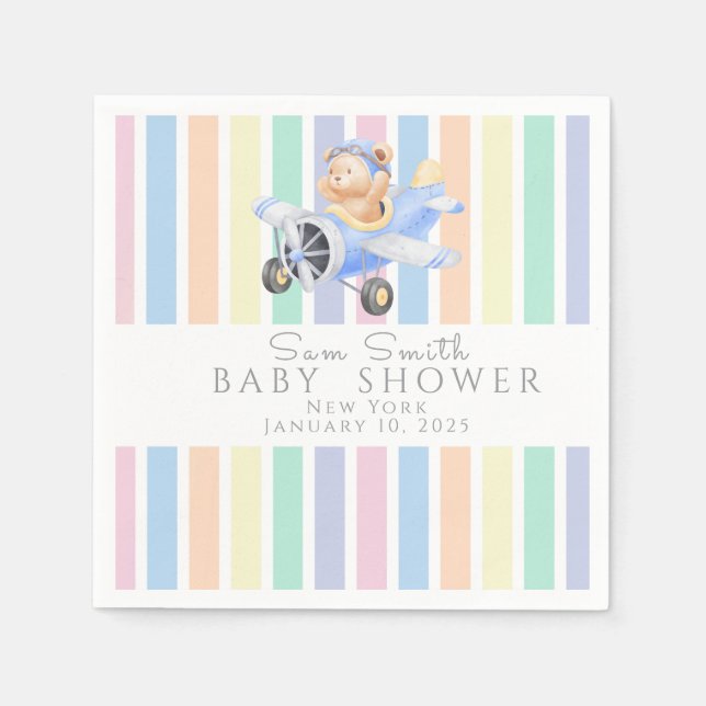 BABY SHOWER PAPPERSSERVETT (Framsidan)