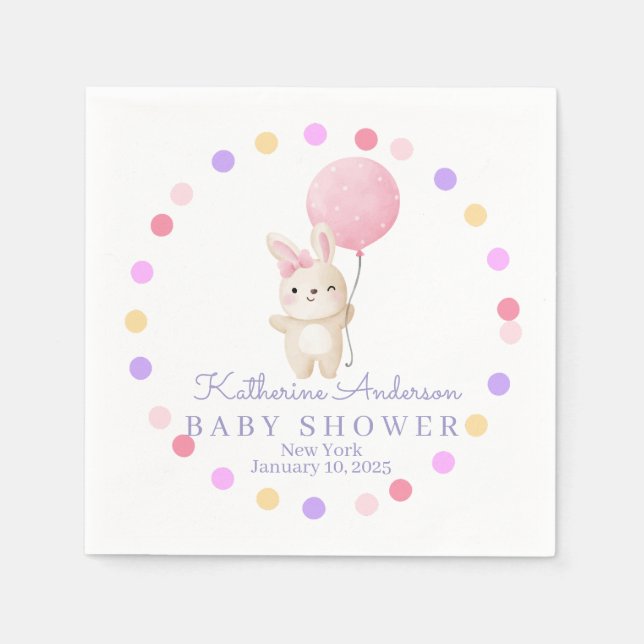 BABY SHOWER PAPPERSSERVETT (Framsidan)