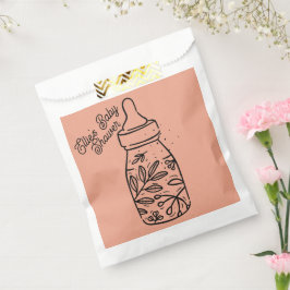 Baby Shower Party Baby Flaska Luncheon Namn