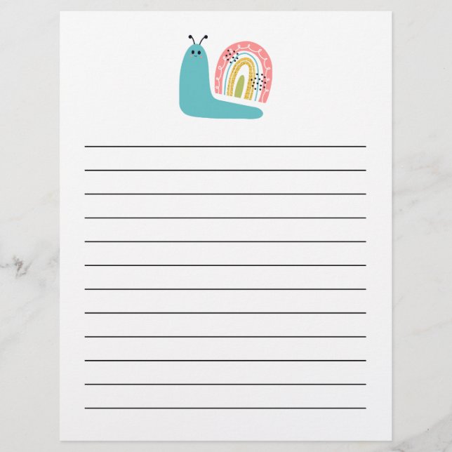 BABY SHOWER | Party Games Letterhead Brevhuvud (Framsida)
