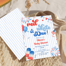 Baby Shower Party Inbjudan - 4:e Juli