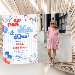 Baby Shower Party Inbjudan - 4:e Juli