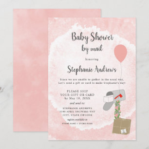 Baby Shower per mail för flicka Inbjudningar