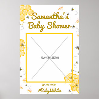 Baby Shower Photo Booth Ram Poster