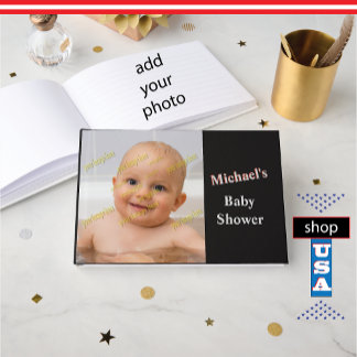 Baby Shower Photo Monogram 🍼 Best Önskemål Gästböcker