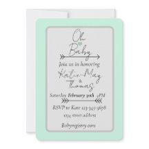 Baby shower pil arrow