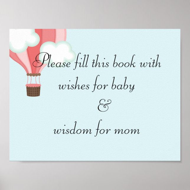 baby shower poster (Framsidan)