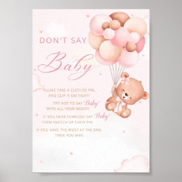 baby shower poster