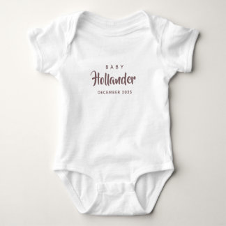Baby Shower Present | Graviditetsannonsering Baby T Shirt
