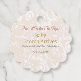 Baby Shower Presentkort | Oh Baby Sophia Gåvor Etiketter