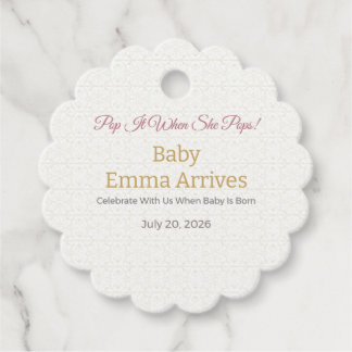 Baby Shower Presentkort | Oh Baby Sophia Gåvor Etiketter