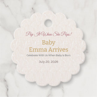 Baby Shower Presentkort | Oh Baby Sophia Gåvor Etiketter