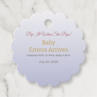 Baby Shower Presentkort | Oh Baby Sophia Gåvor Etiketter