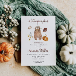 Baby Shower Pumpkin Minimalist Baby Spara Datumet