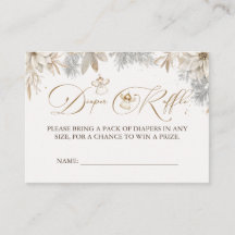 Baby Shower Raffle Baby för dagis Winter Diaper
