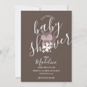 Baby Shower Räv Bohemian Inbjudan