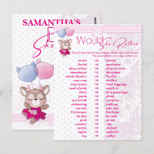 Baby Shower. Rosa Baby Dee Prediction and Advice. Vykort