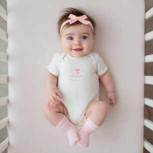Baby Shower Rosa Slöja Babyflicka Coquette Söt T Shirt