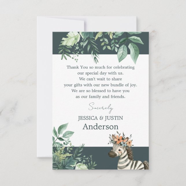 Baby Shower Safari Tack (Framsida)