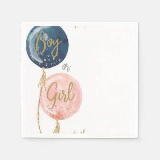 Baby shower servett flicka eller pojke