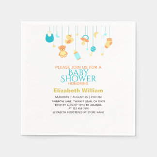 Baby Shower Servetter med en unik dekorativ design