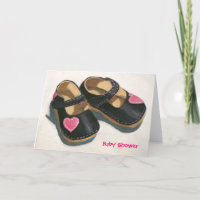 BABY SHOWER SKOR MED HJÄRTOR