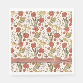 Baby Shower | Smör och Blommar poetisk Blommigt Pappersservett