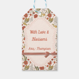 Baby Shower | Smör och Blommar poetisk Blommigt Presentetikett