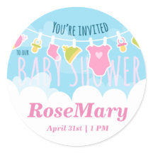 Baby Shower söt tvätt