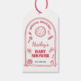 Baby Shower Special Delivery Gift Tag Presentetikett