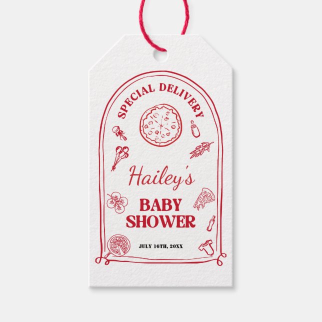 Baby Shower Special Delivery Present Kort (Framsidan)